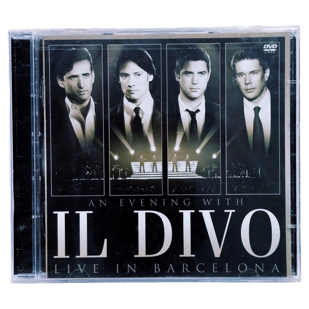 Il Divo Live Barcelona CD DVD Set 2009 Syco Music 886976066925 Vocal Pop‎ EUC